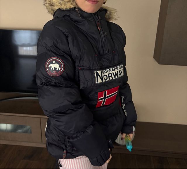 Plumas Geographical Norway Azul/Rojo