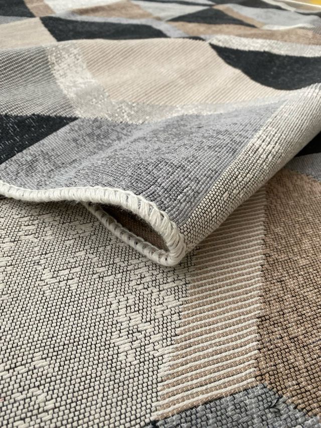 Tappeto in cotone geometria 120x180 cm