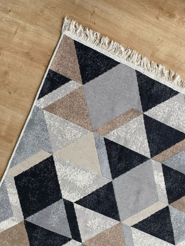 Tappeto in cotone geometria 120x180 cm