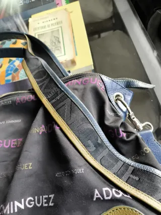 Bolso Adolfo Dominguez Negro Piel