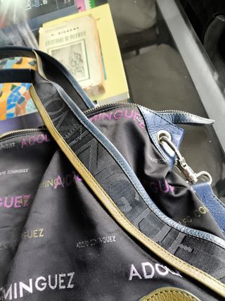 Bolso Adolfo Dominguez Negro Piel