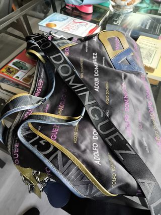 Bolso Adolfo Dominguez Negro Piel