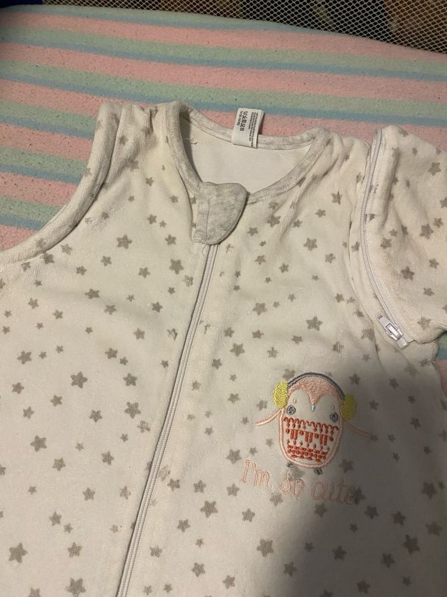 Saco dormir bebé  con estrellitas ,