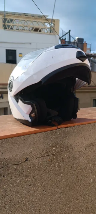 Casco Abatible LS2 FF370 Easy Blanco Talla XL