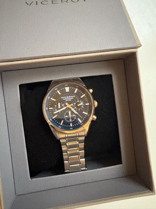 Reloj Viceroy Cronógrafo Dorado y Plateado
