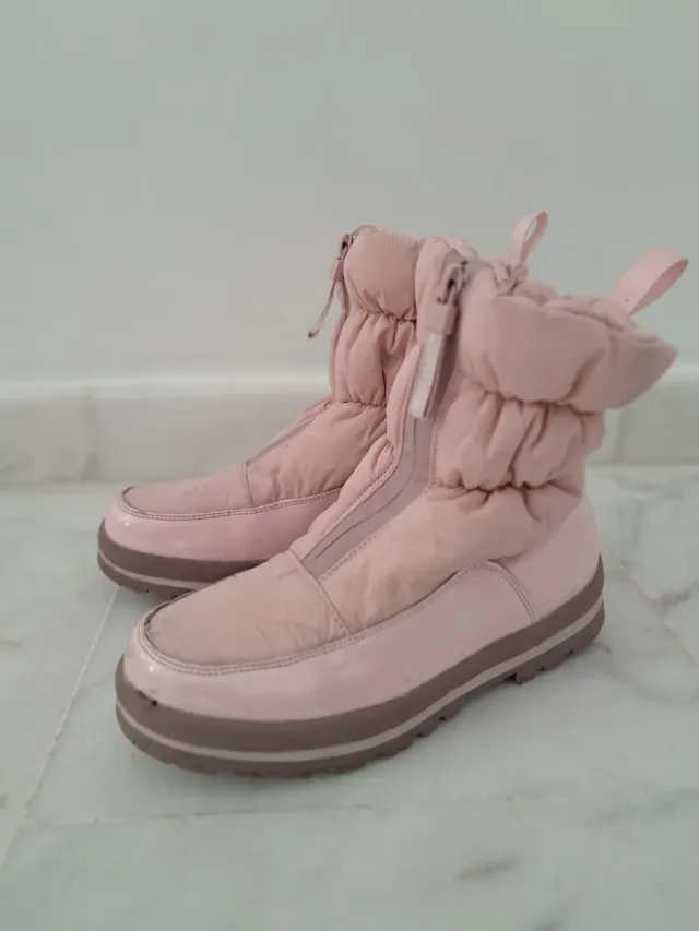 Botas de invierno Xti rosas y grises