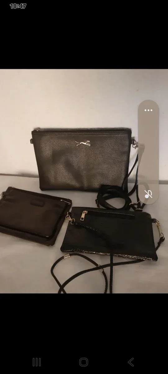 Lote 3 bolsos de mano