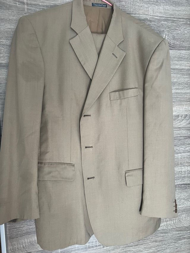 Traje Vecchio Beige Talla XXL