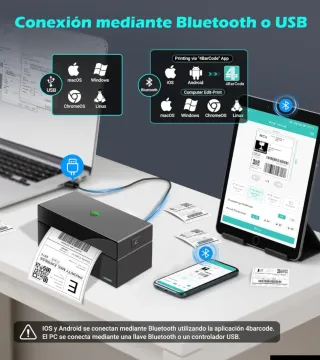 Impresora Térmica ORGBRO Z1 Plus Etiquetas