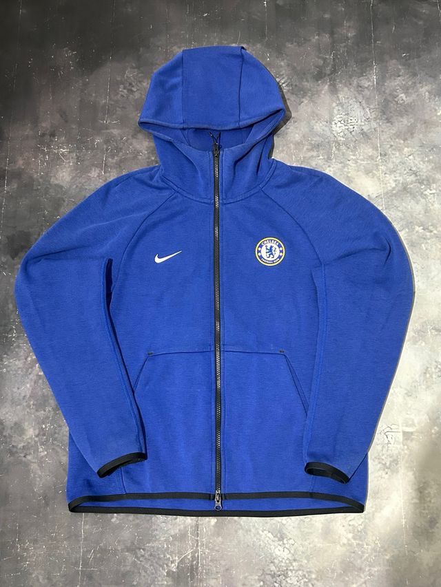 Felpa Nike Tech Chelsea Blu