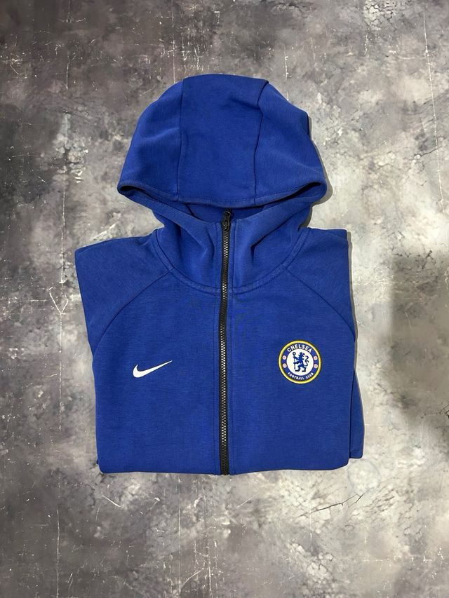 Felpa Nike Tech Chelsea Blu