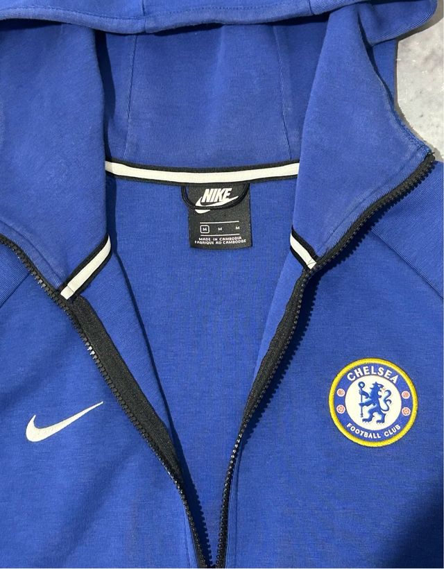 Felpa Nike Tech Chelsea Blu