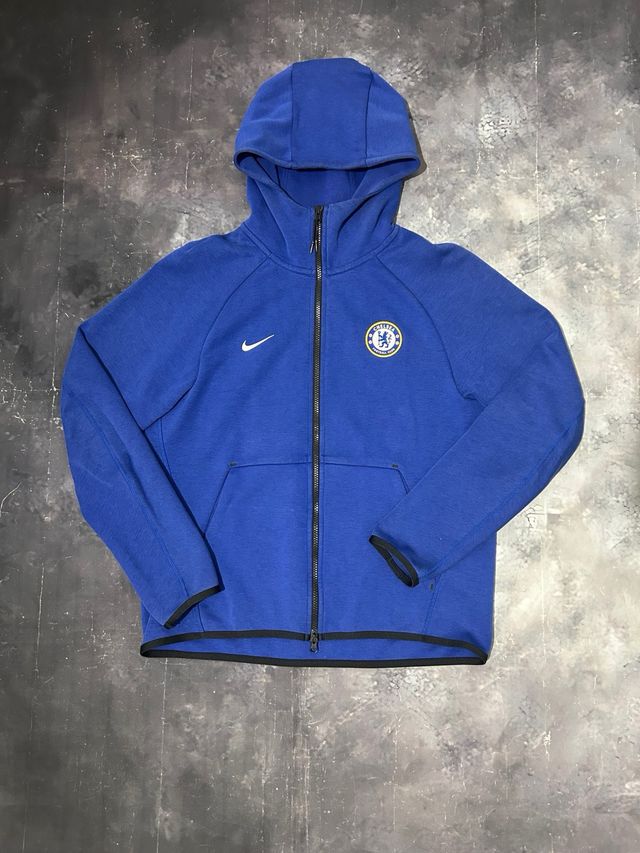 Felpa Nike Tech Chelsea Blu