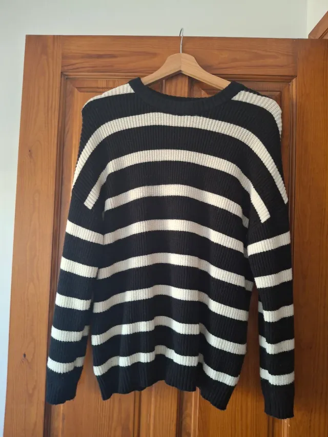 Jersey rayas blanco y negro