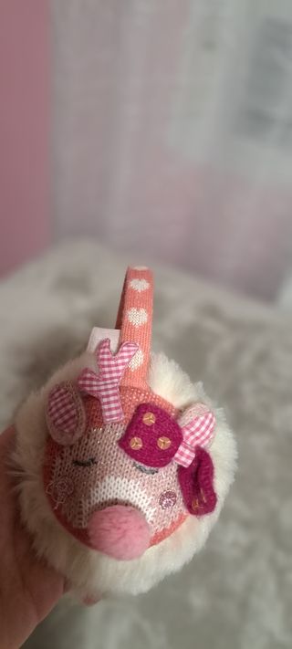 Orejeras de niña con diseño de unicornio.Sin usar