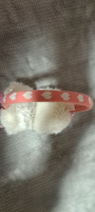 Orejeras de niña con diseño de unicornio.Sin usar