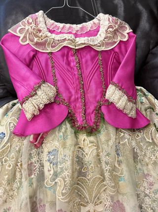 Traje de Fallera Niña Multicolor