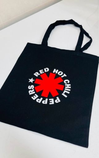 Bolsa Tote Red Hot Chili Peppers Negra