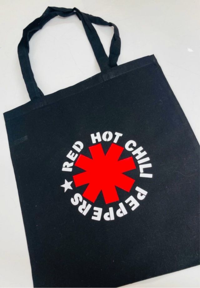 Bolsa Tote Red Hot Chili Peppers Negra