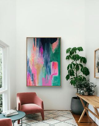 Cuadro abstracto GRANDE salón moderno