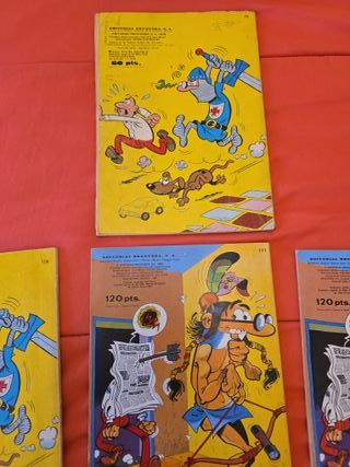 7 cómics de mortadelo años 70 y 80