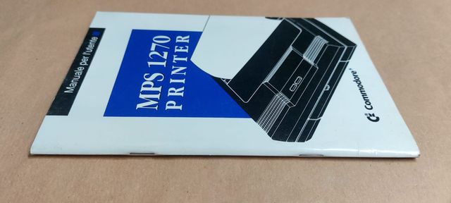 Manuale stampante Commodore MPS 1270 ITA