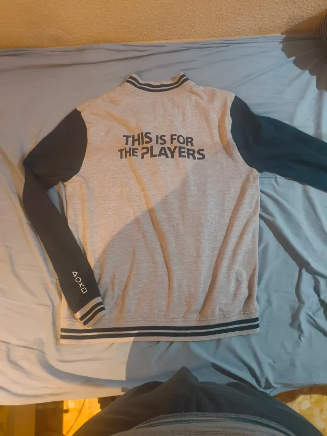 Chaqueta universitaria PlayStation Beige/Negra