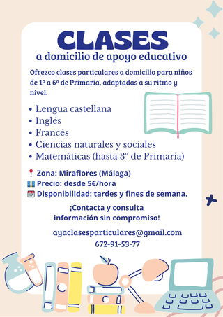 Clases de apoyo educativo