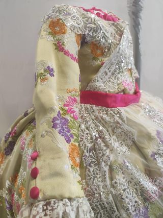Traje de Fallera Niña Multicolor