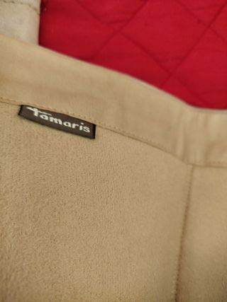 Stivali scamosciati beige nuovi