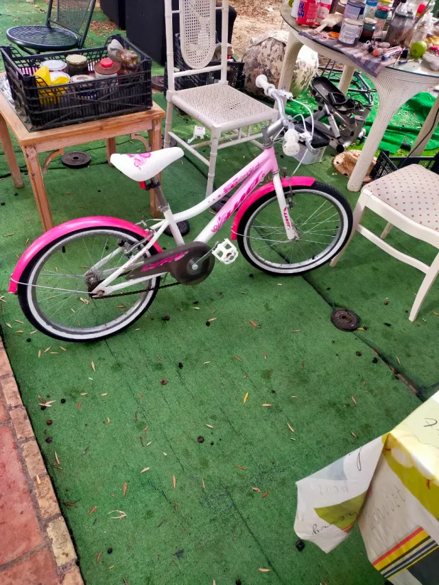 Bicicleta infantil rosa