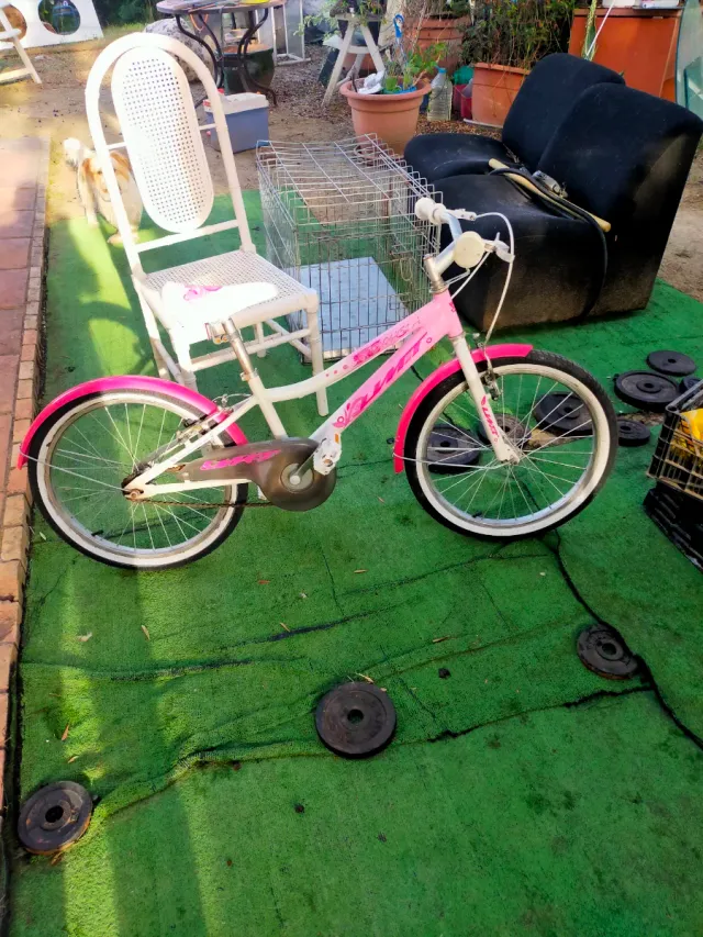 Bicicleta infantil rosa