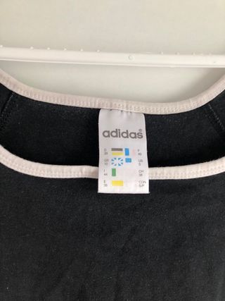 Mono Adidas negro manga corta