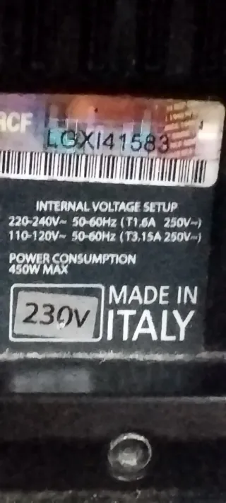 Altavoz Amplificado RCF art 310_A Negro 450wuatts