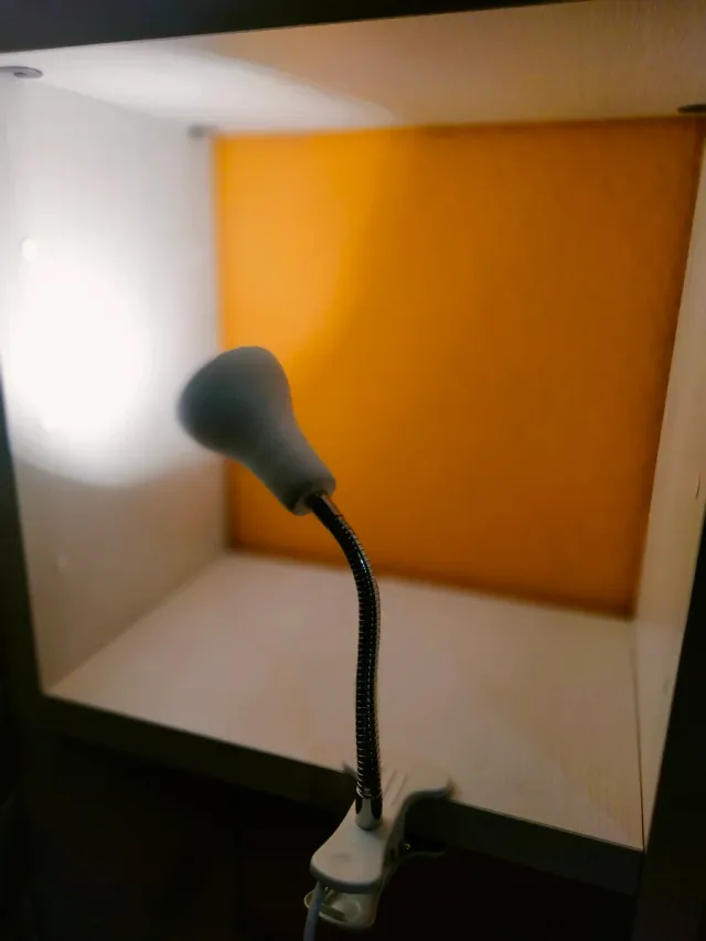 Lámpara Pinza Flexible Metal Blanco