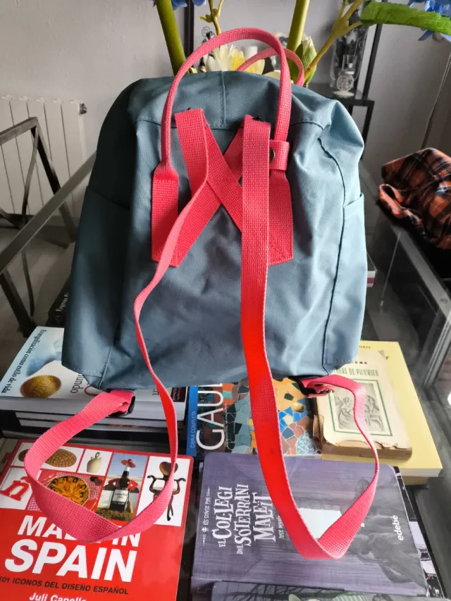 Mochila Fjallraven Kanken Azul y Rosa