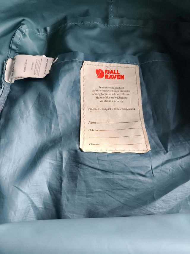 Mochila Fjallraven Kanken Azul y Rosa