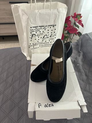 Zapatos Baile Flamenco Paco Olea Negros
