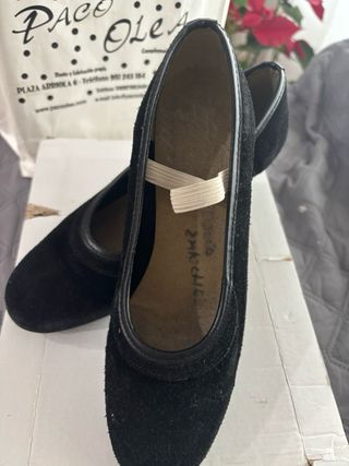 Zapatos Baile Flamenco Paco Olea Negros