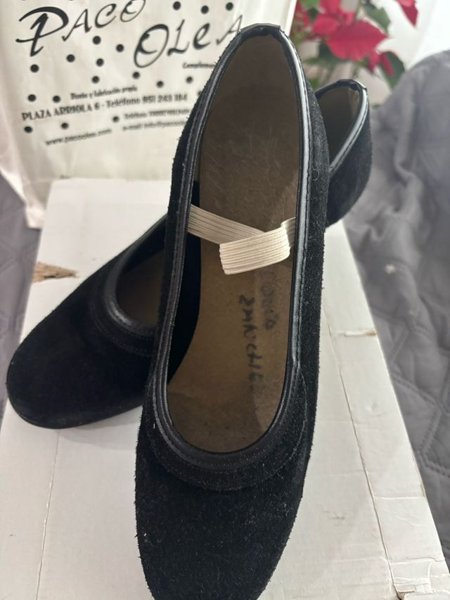 Zapatos Baile Flamenco Paco Olea Negros