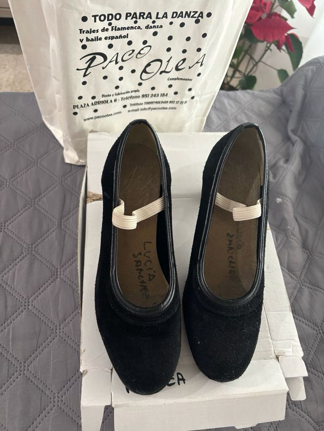 Zapatos Baile Flamenco Paco Olea Negros