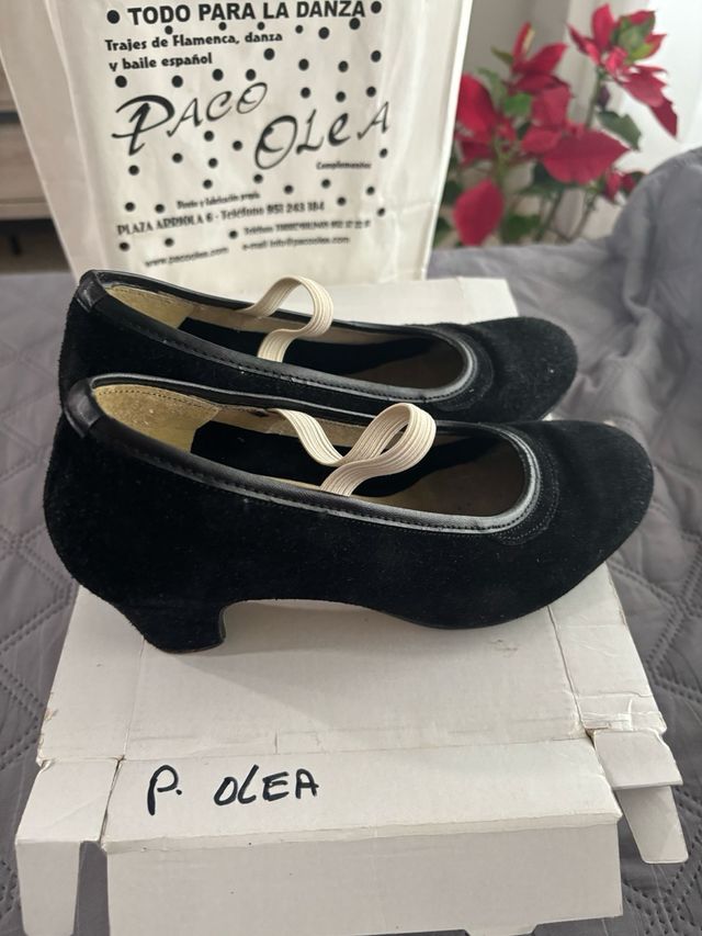 Zapatos Baile Flamenco Paco Olea Negros