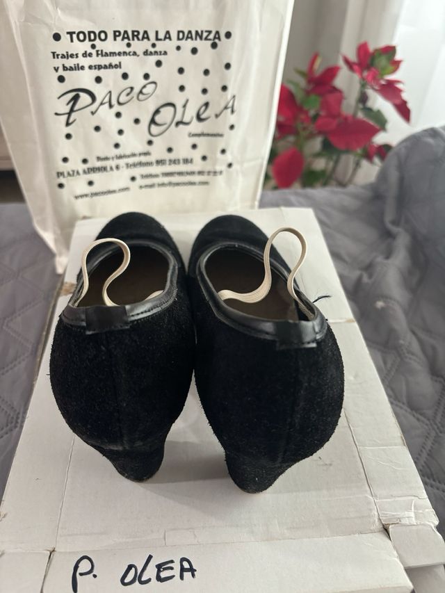Zapatos Baile Flamenco Paco Olea Negros