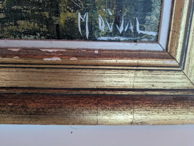 Cuadro Pintura Abstracta Bosque M DUVAL