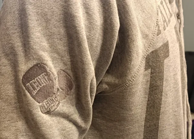 Felpa Leone vintage grigia