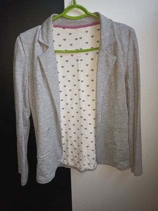 Americana algodon Zara Gris Talla S