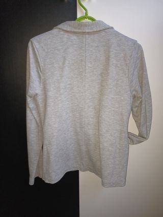 Americana algodon Zara Gris Talla S