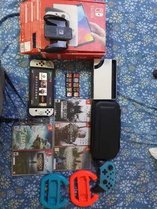 Nintendo Switch OLED Blanca y Negra