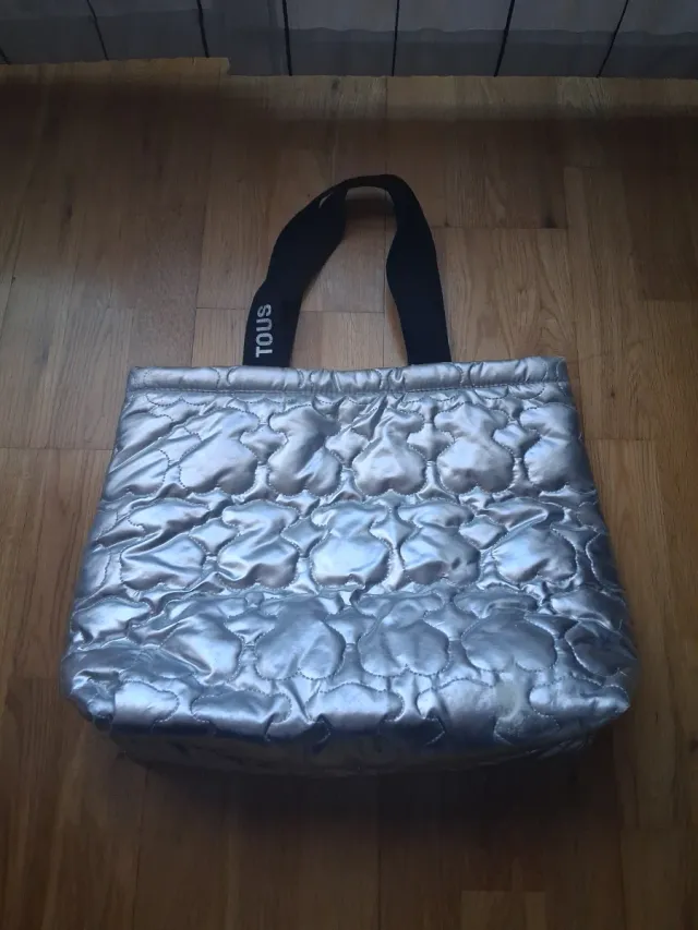 Borsa Tous argentata imbottita