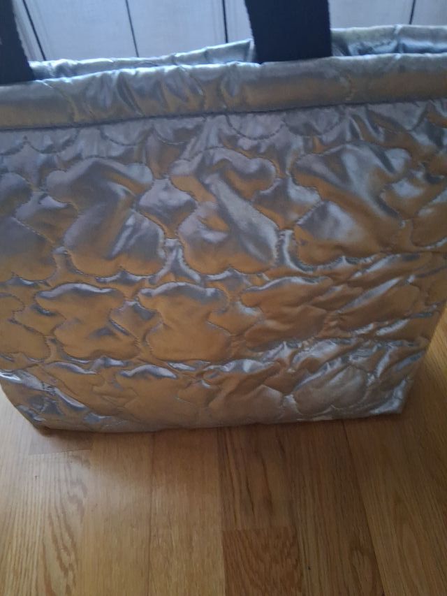 Borsa Tous argentata imbottita